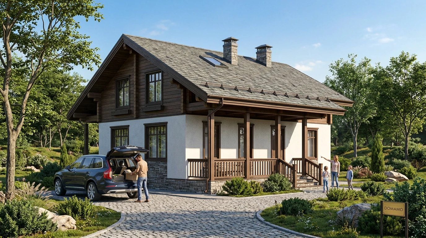 Проект дома из бруса 180 м²
