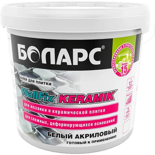 Клей для плитки WallFix Keramik 3 кг