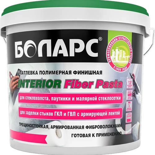 Шпатлевка для стеклохолста Interior Fiber Pasta 14 кг