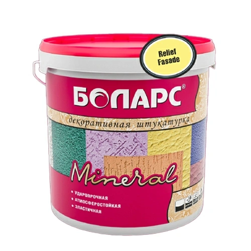 Декоративная штукатурка Mineral Relief Fasad 15 кг